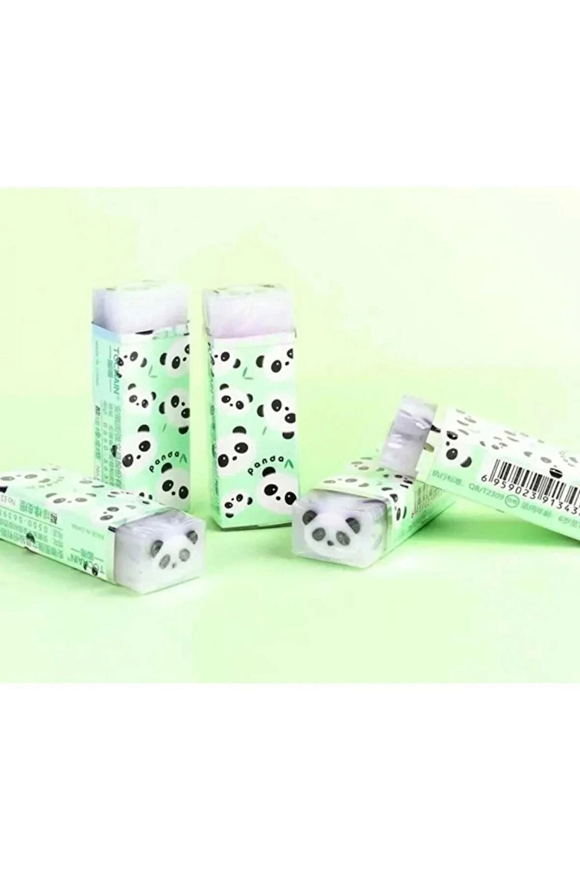 Mikro Avokado Tasarımlı 3’lü Silgi Seti – Sevimli ve Kullanışlı