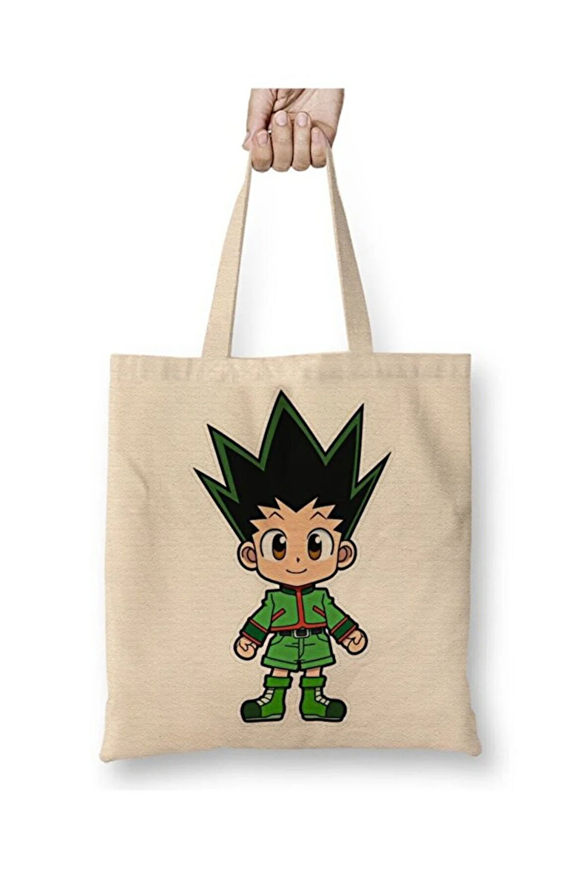 Hunter X Hunter Gon Bez Çanta Uzun Saplı Alışveriş Çantası Plaj Çantası