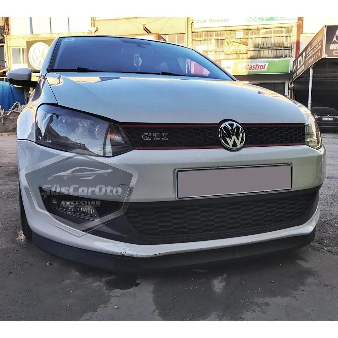 Vw Polo Mk5 6R-6C 2009-2017 Uyumlu Üniversal Astra H lip Esnek Ön Lip 2 Parça Tampon Altı Dil Karlık Ön Ek