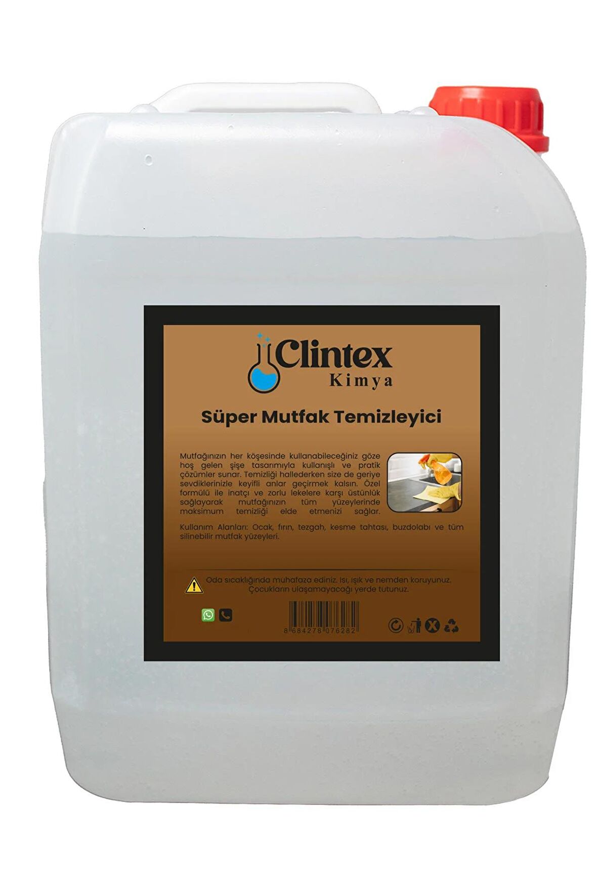 Clintex Kimya Süper Mutfak Temizleyici 5 Lt