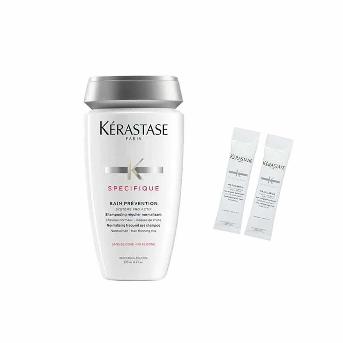 Kerastase Bain Prevention Dökülme Önleyici Şampuan 250 ml + Saç Banyosu Öncesi Kil Maskesi 2 x 10 ml