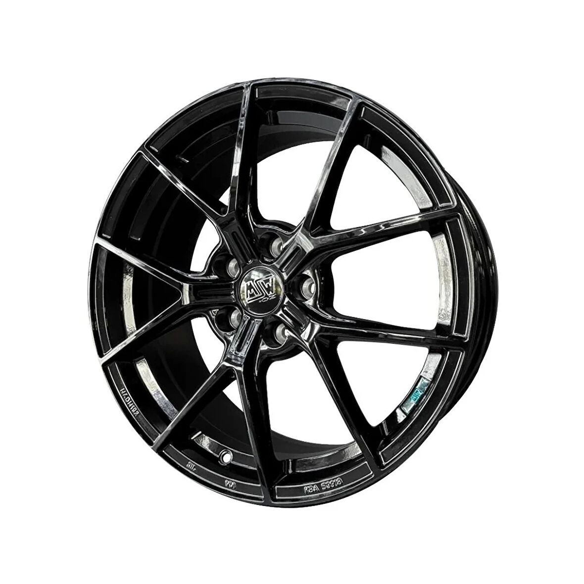 MSW P1 8x18 5x114,3 ET-45 Gloss Black-18L8 Takım Jant (4 Adet)