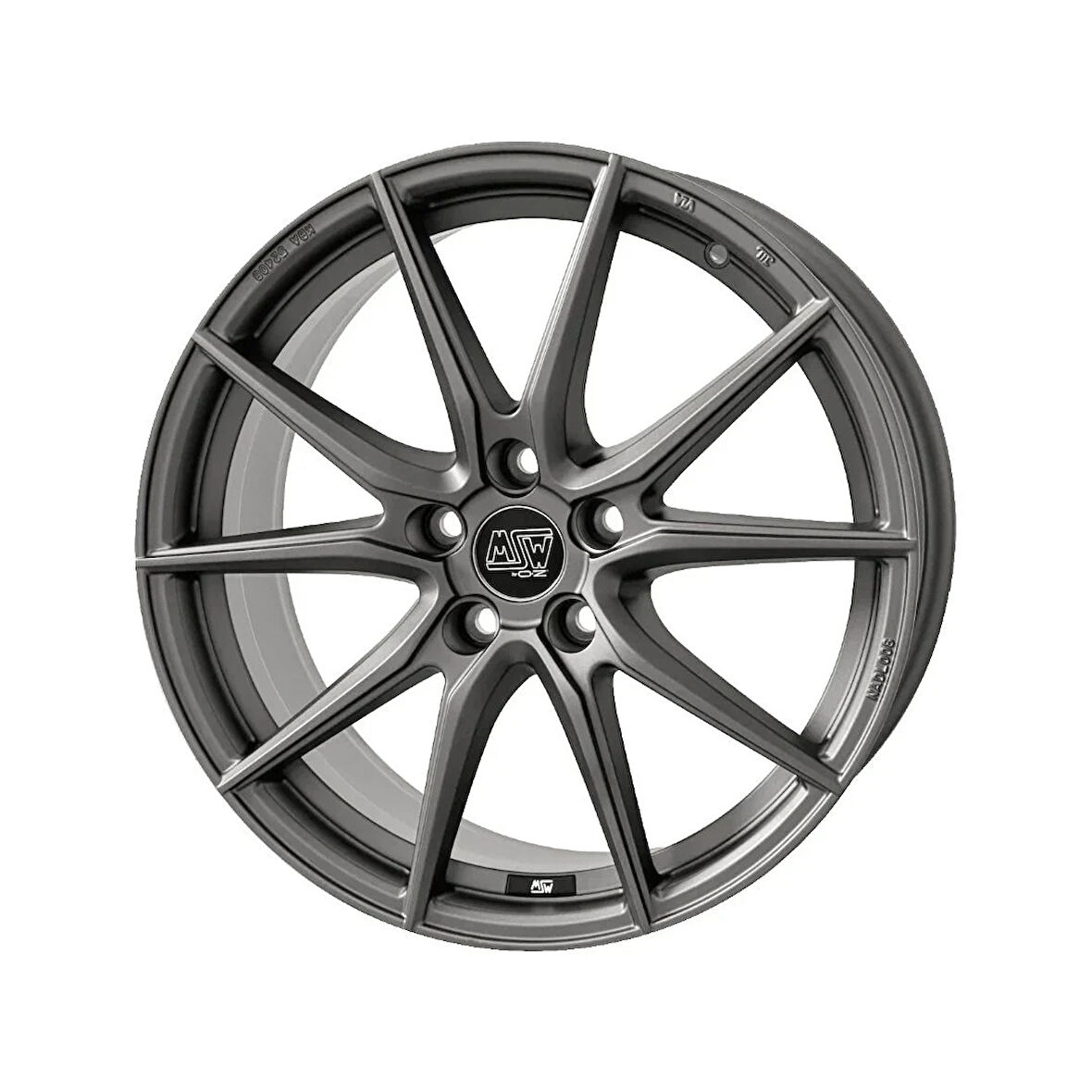 MSW DR1 8x18 5x114,3 ET-45 Matt Graphite-18K8 Takım Jant (4 Adet)