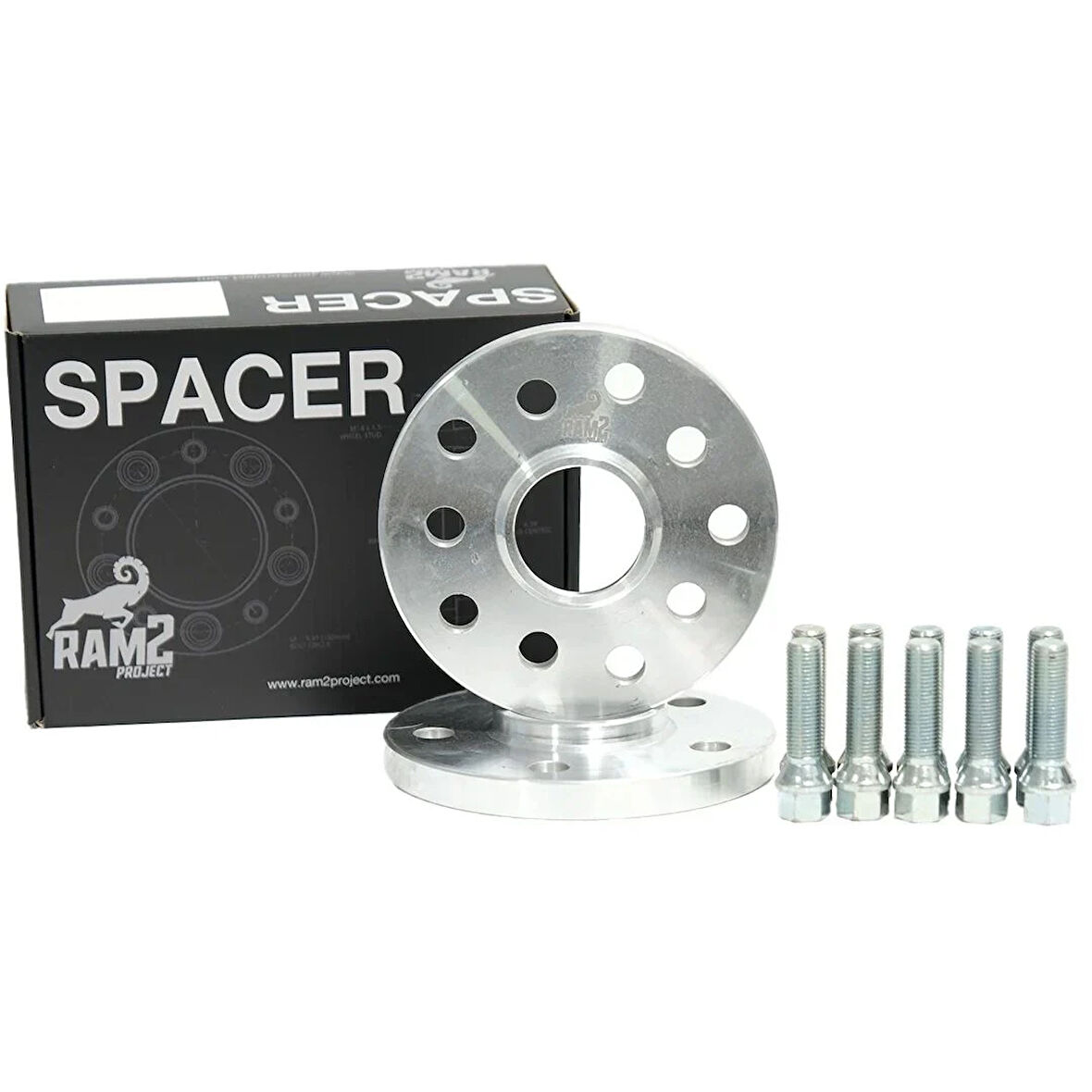 Ram2 Project 5x100-112 57,1 20mm Silver Spacer