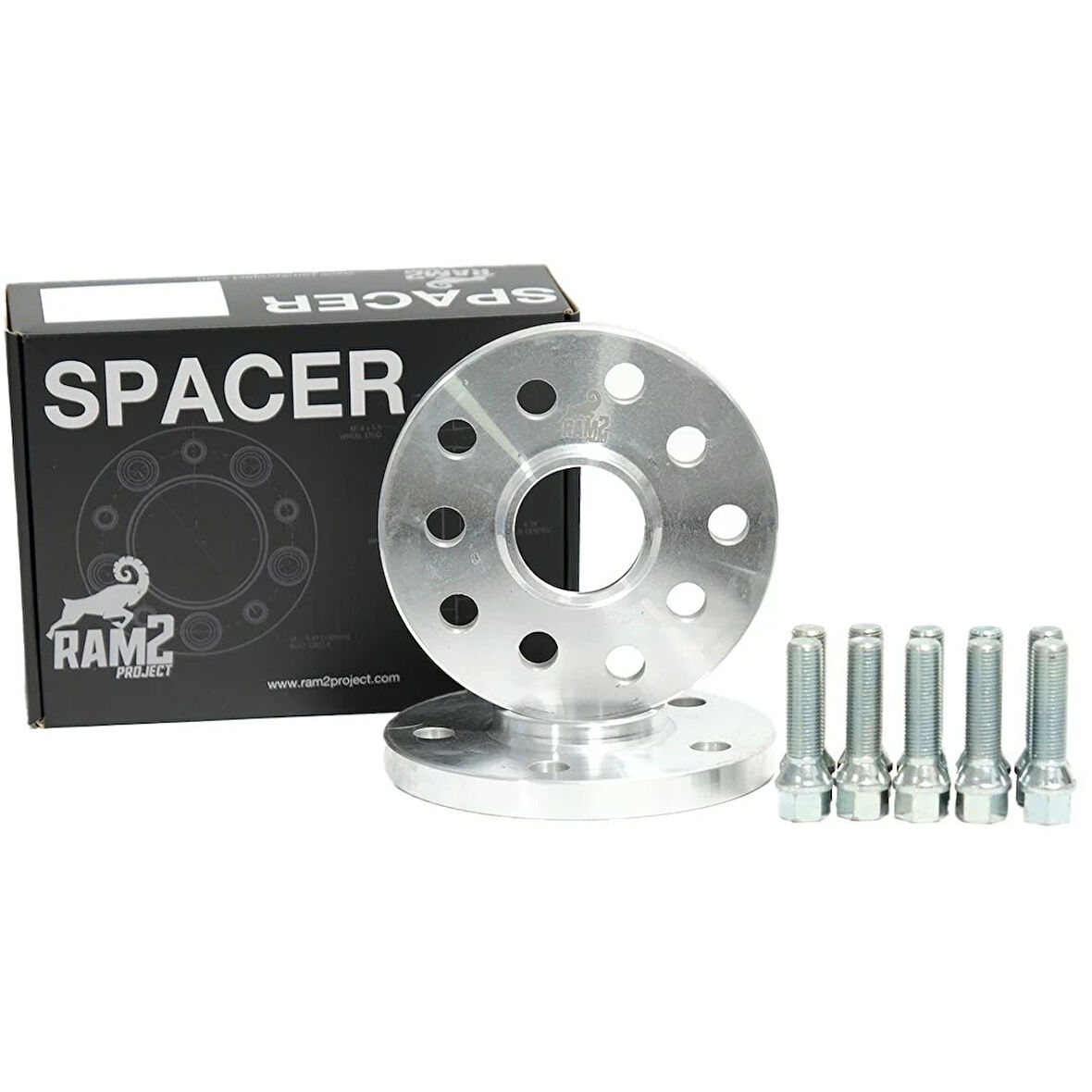 Ram2 Project 5x114.3 66,1 15mm Silver Spacer