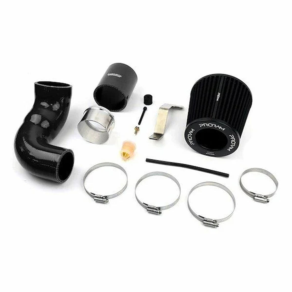 Volkswagen Golf Mk7 TDi 2013-2020 Uyumlu 80mm MAF Sensörlü ProRam Performans Emme (Intake) Filtre Kiti - Darkside