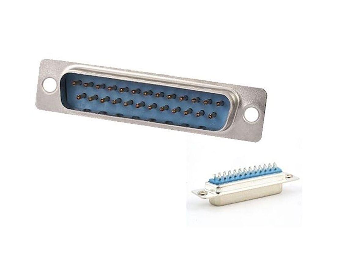 25 pin erkek d-sub konnektör