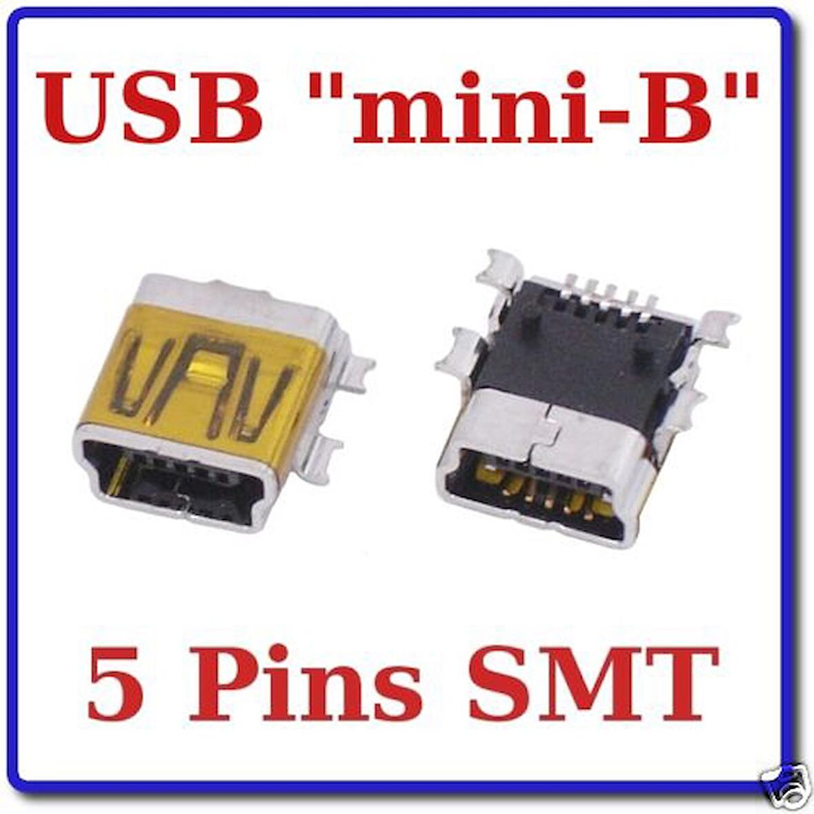Mini Usb 5 pin Kart Tipi Smt