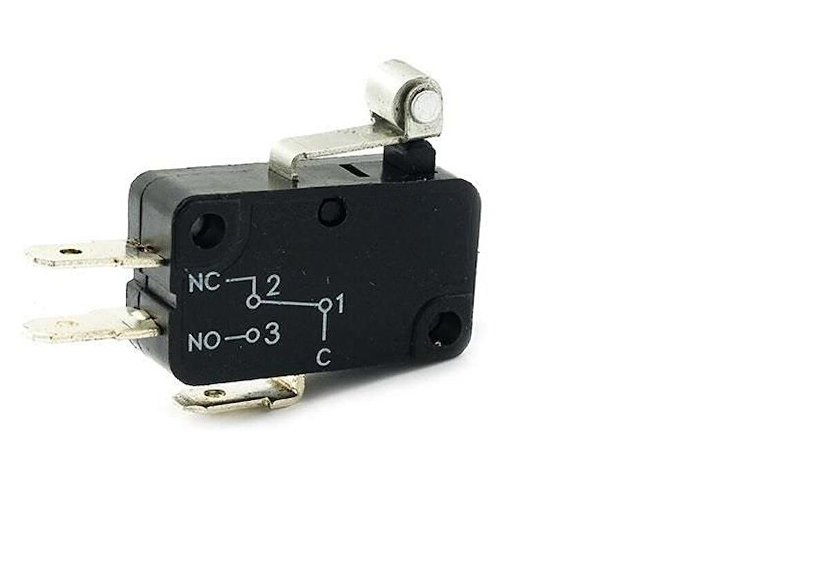 10A 220V Kısa Makaralı Mikro Switch