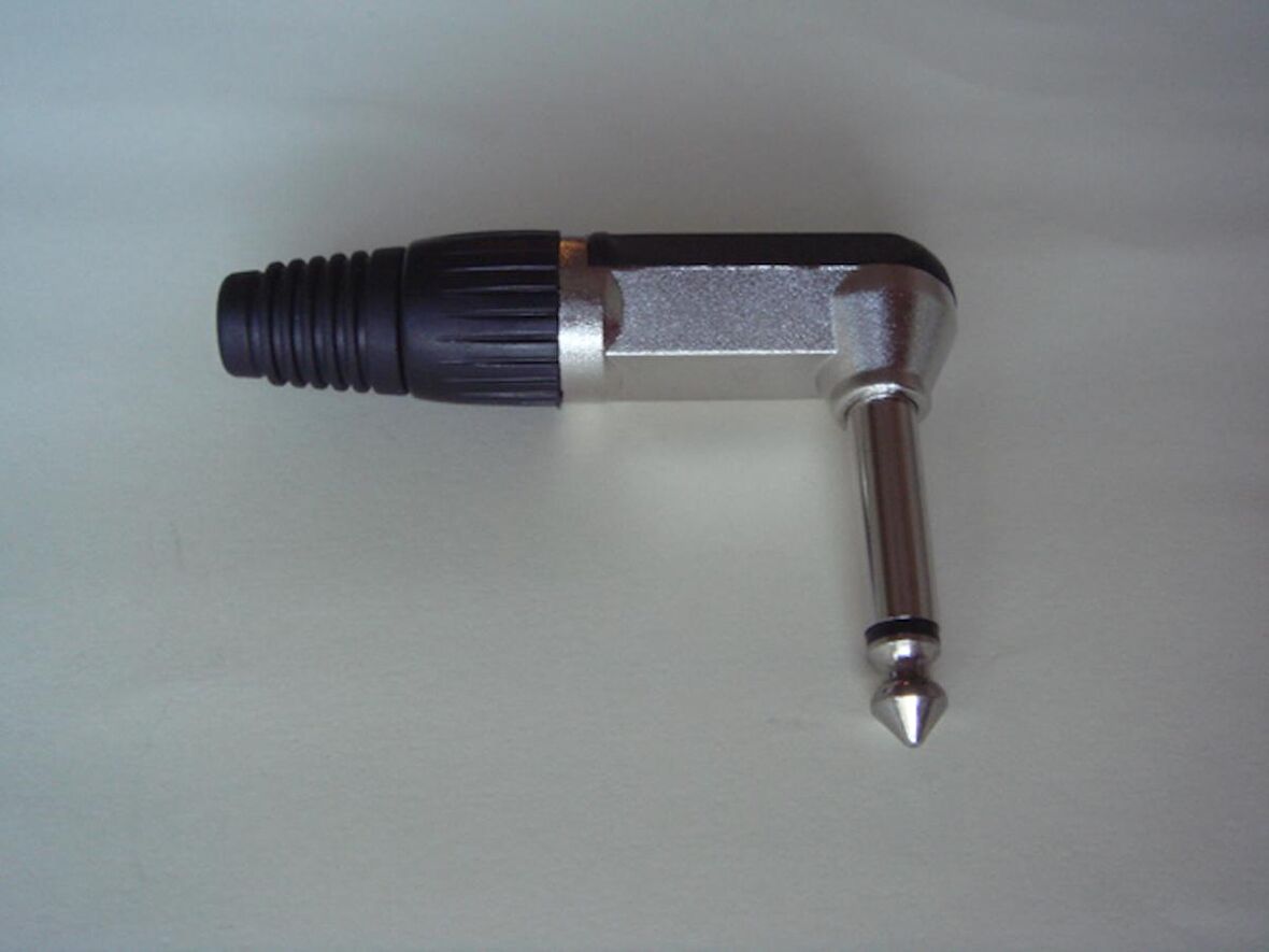 6.3 mm Mono Jack 90 Derece