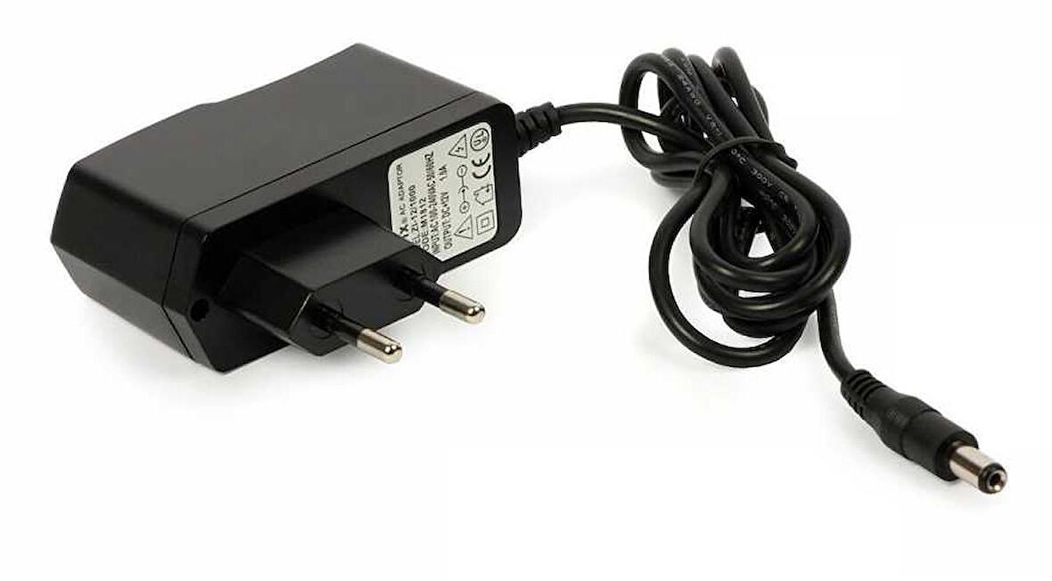 12 volt 1 amper dc adaptör