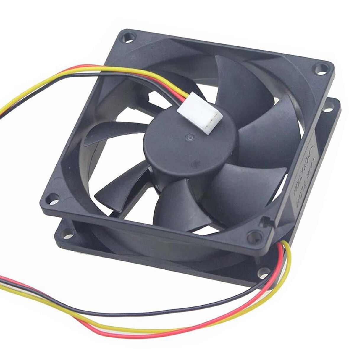 8 cm Fan 12 Volt  3 pin 15 mm