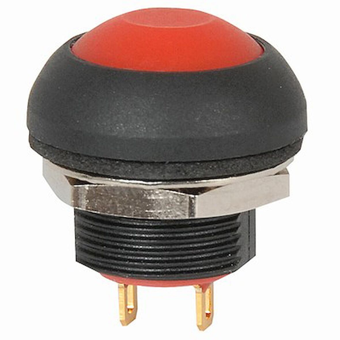 Push Buton 12mm Kırmızı