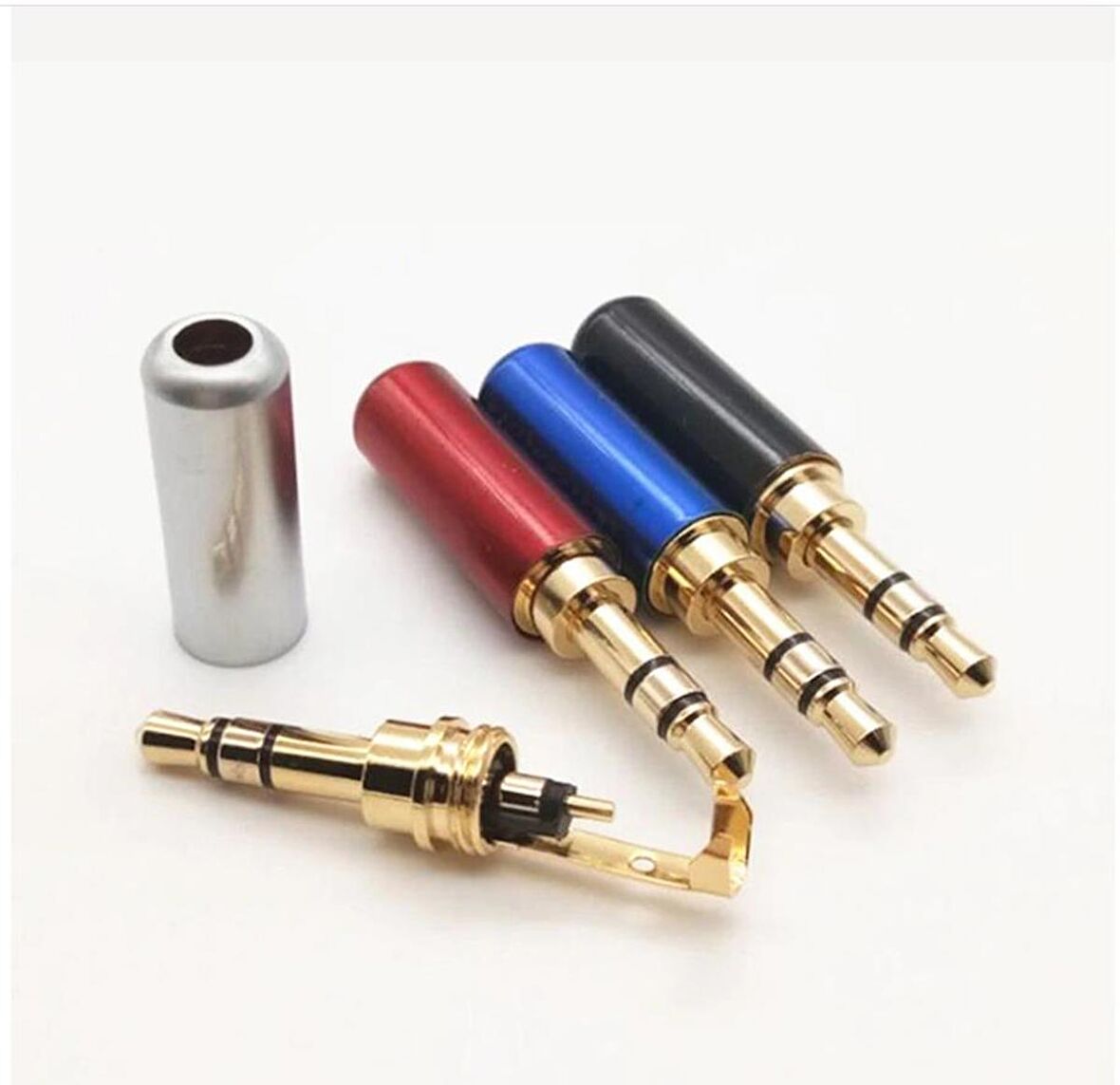 3.5 mm Stereo Jack gold 4 Boğumlu