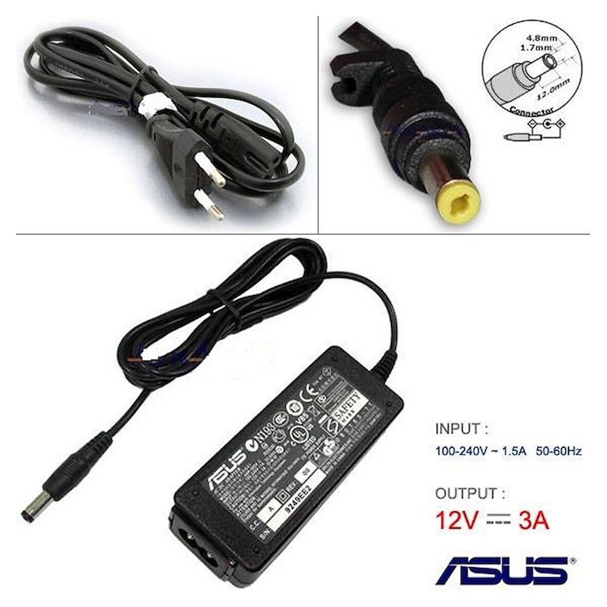 12 Volt 3 Amper Dc Adaptör