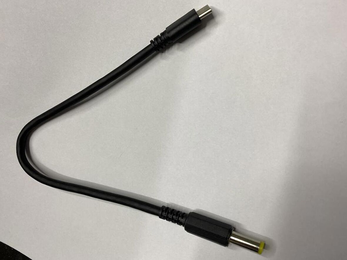 Usb Type c - Dc Jack Kablo 5.5 mm 25 cm