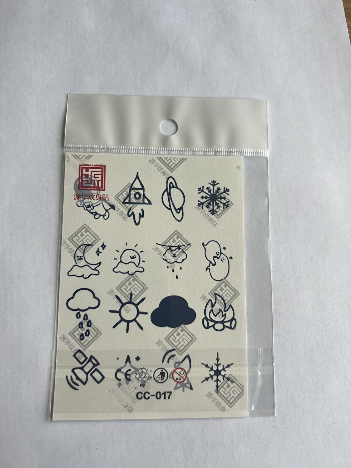 Parmak Dövmeleri Model12 11x8 cm Yarı Kalıcı Geçici Dövme Yapıştırma Dövme