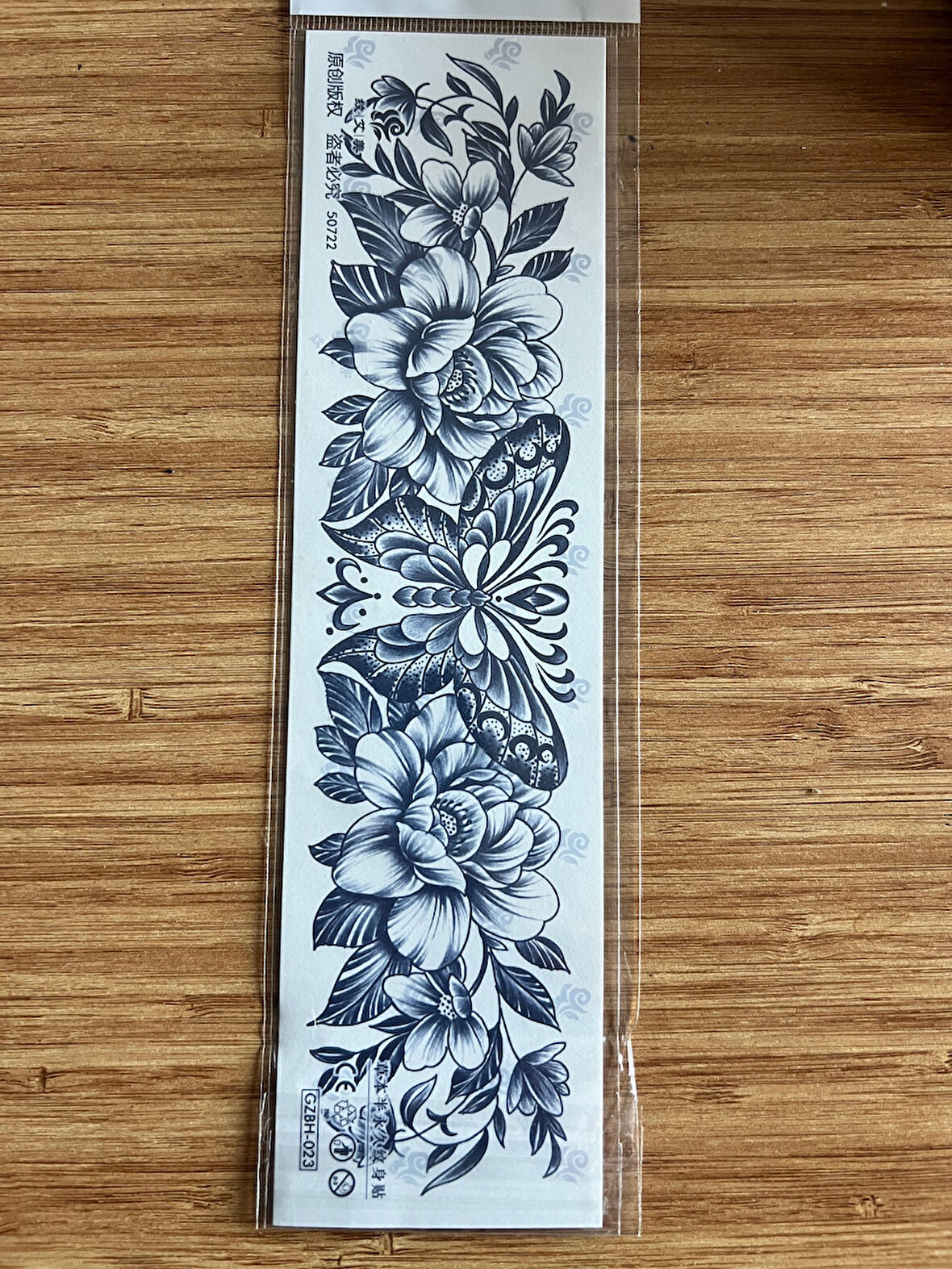 Kol ve Ayak İçin Şerit 28x6 cm GZBH-023 Yarı Kalıcı Geçici Dövme