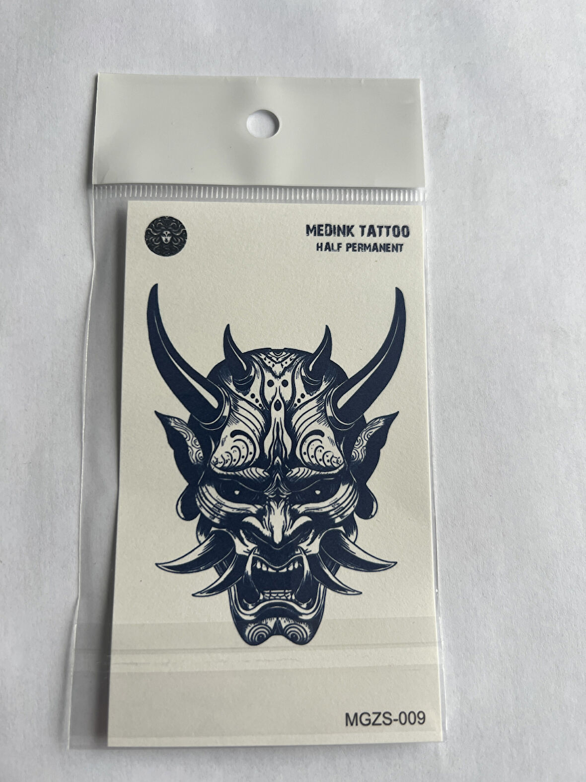 Şeytan 11x8 cm Yarı Kalıcı Geçici Dövme Yapıştırma Dövme