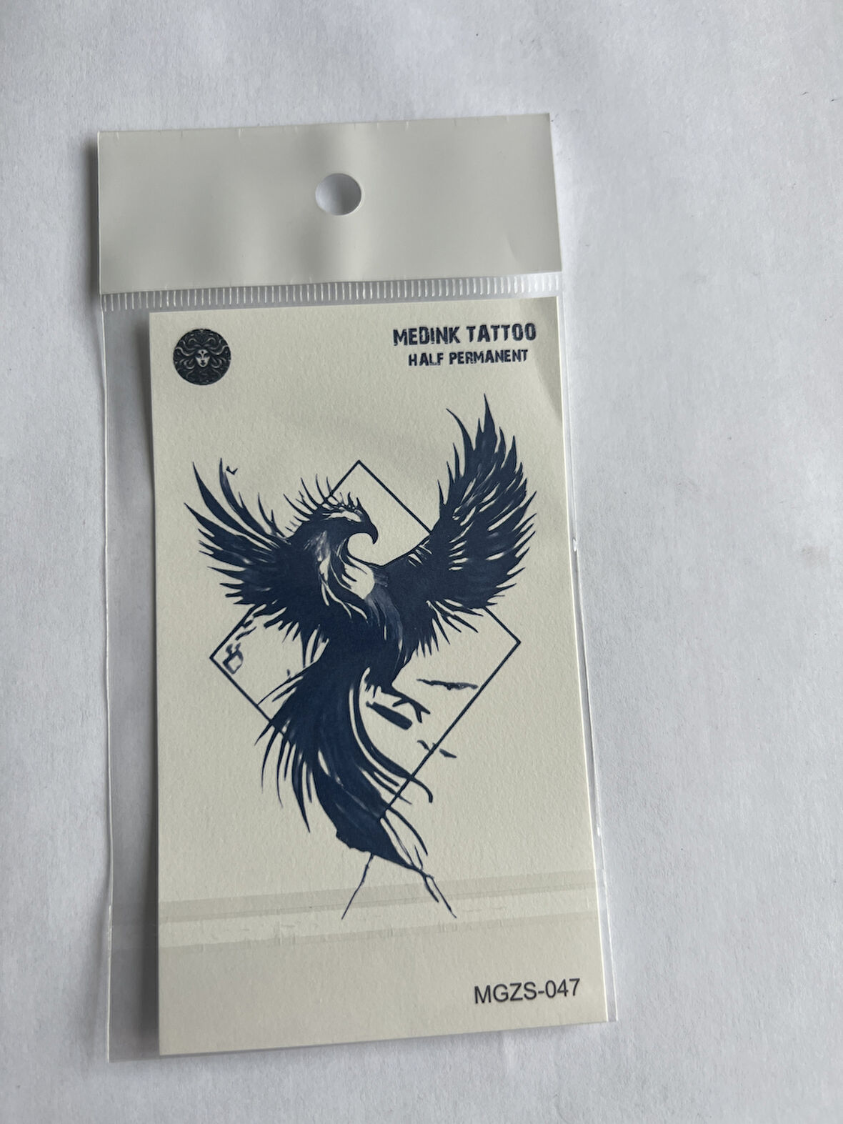 Anka 11x8 cm Yarı Kalıcı Geçici Dövme Yapıştırma Dövme