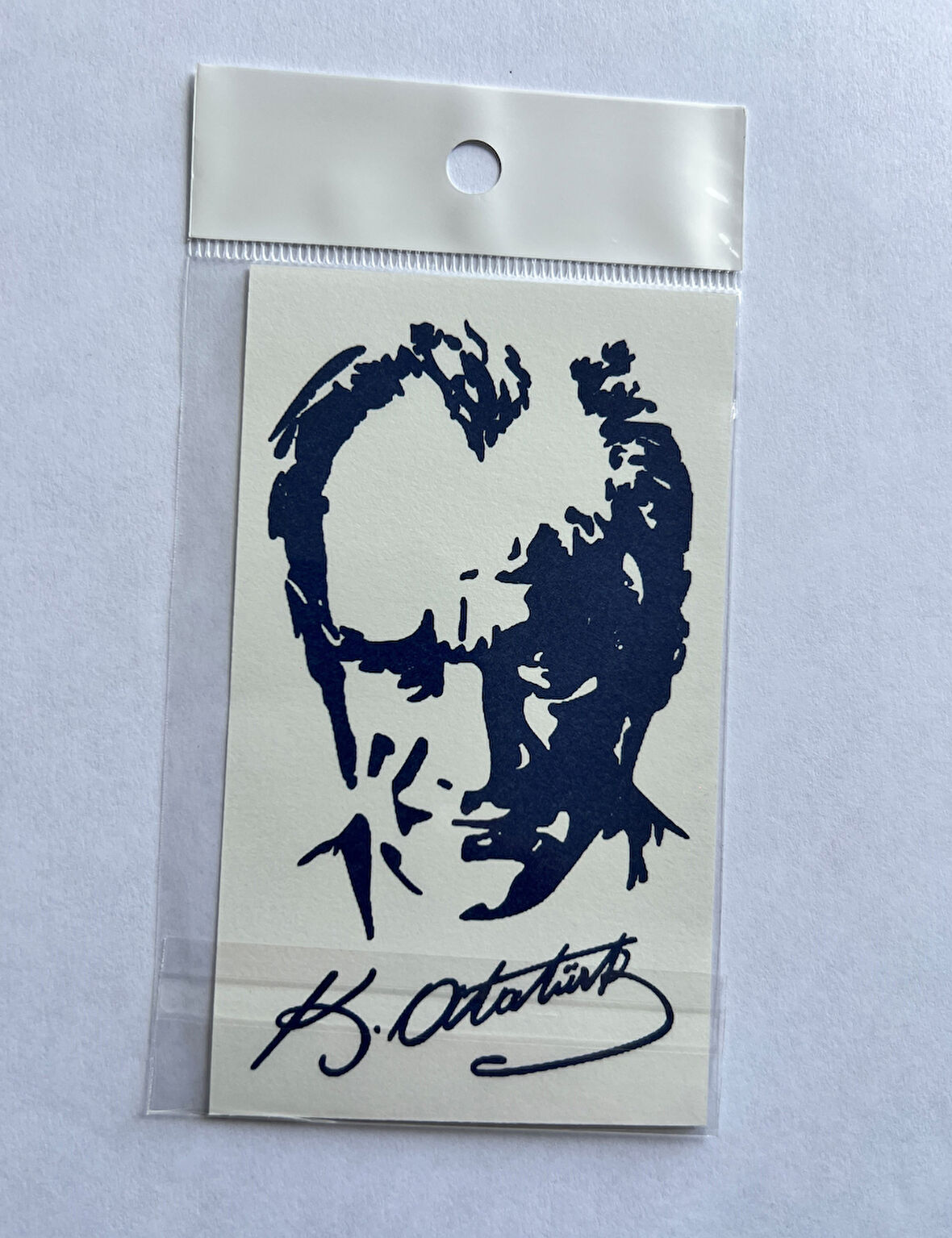Atatürk küçük Boy 11x8 cm Yarı Kalıcı Geçici Dövme Yapıştırma Dövme
