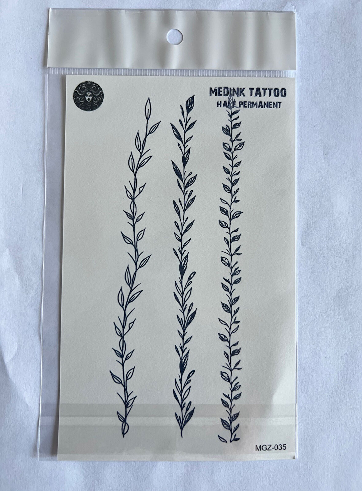 Dallar 18x11 cm Yarı Kalıcı Hayalet Geçici Dövme Yapıştırma Dövme