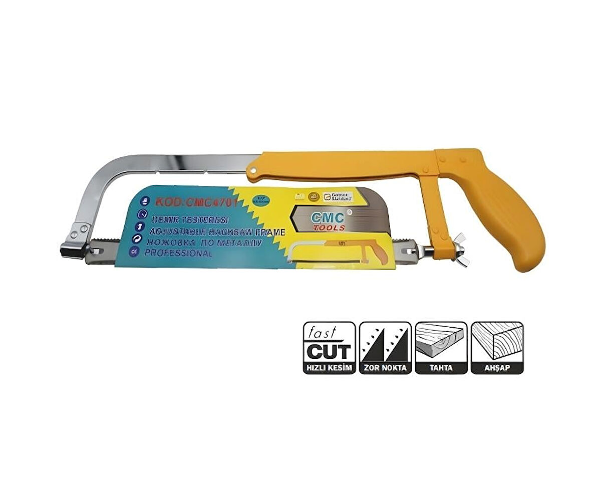 CMC TOOLS KOLLU KROM DEMİR TESTERESİ TAKIM 200-300 MM 4701