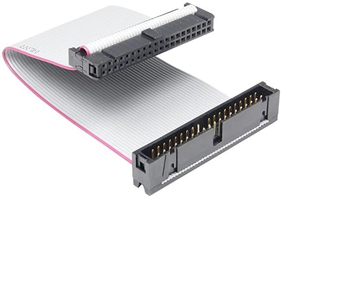 40 Pin İde Ribbon Kablo Uzatma Dişi-Erkek 1 Metre