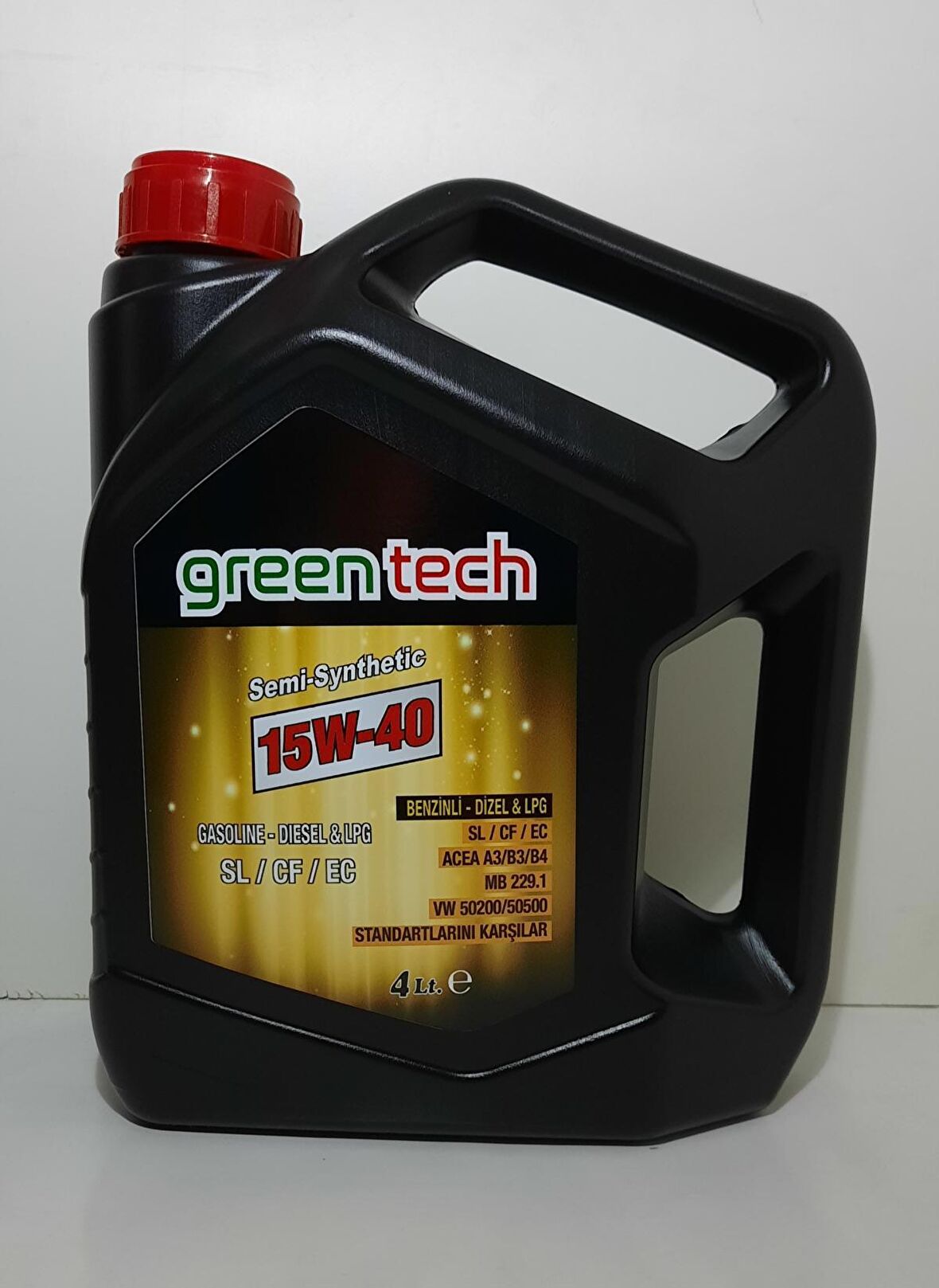 greentech 15W-40 MOTOR YAĞI 4 LİTRE