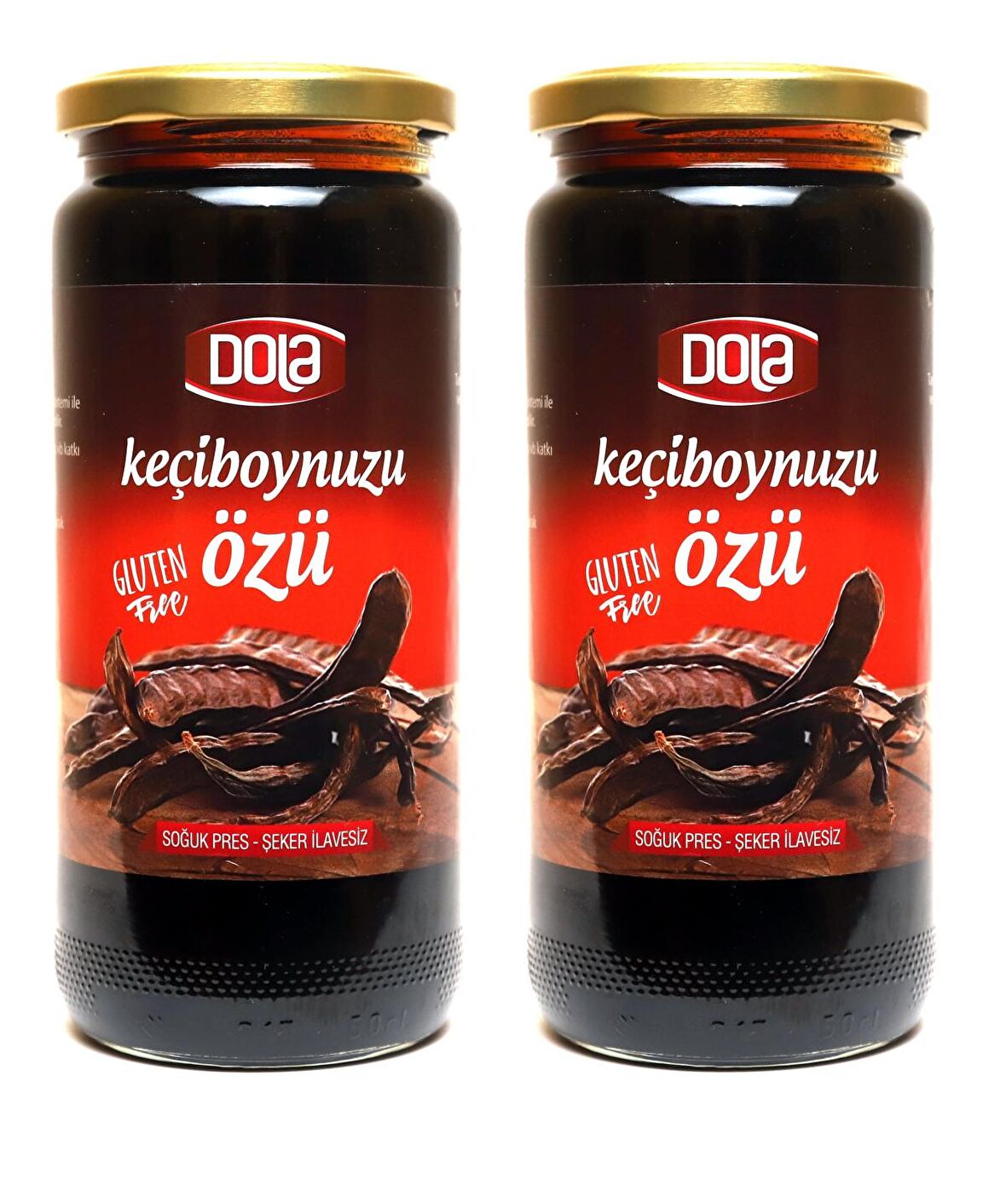 Dola Keçiboynuzu Özü 640 g 2 Adet Glutensiz, Soğuk Pres, Şeker İlavesiz