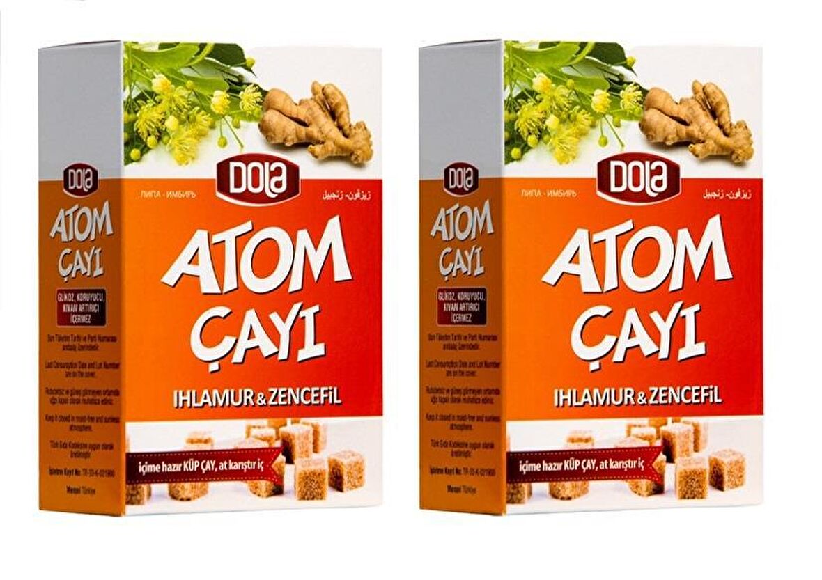 Dola Atom Çayı Ihlamur & Zencefil 135 g 2 Adet