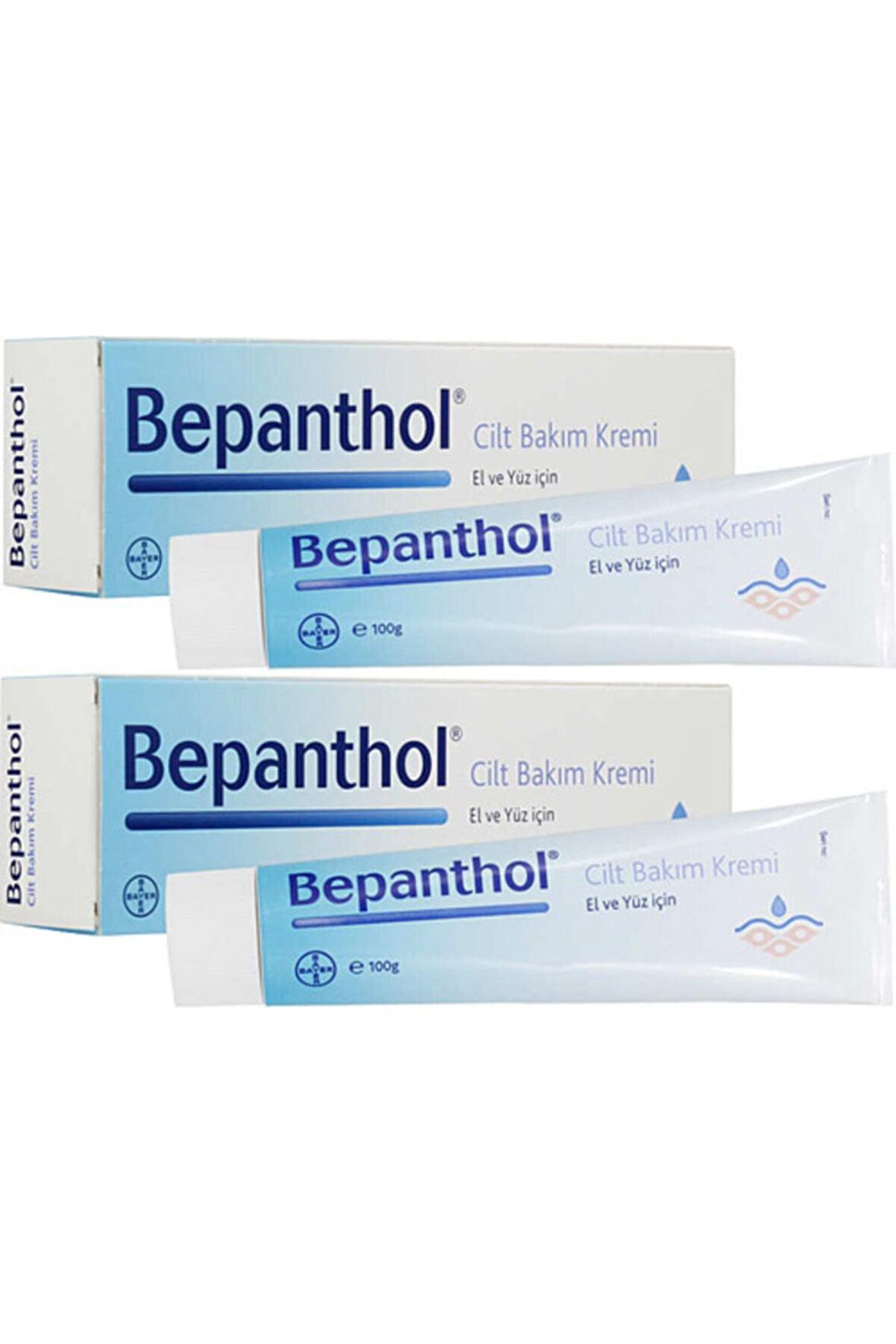 Bepanthol Cilt Bakım Kremi 100 Gr 2 Kutu