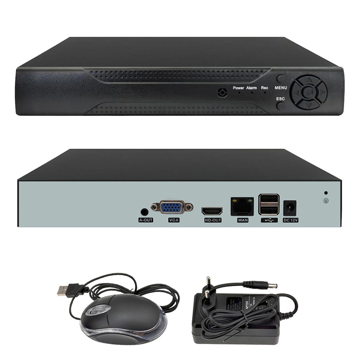 POLCAM NVR-10 İp Nvr Kayıt Cihazı 10 Kanal 5mp Xmeye