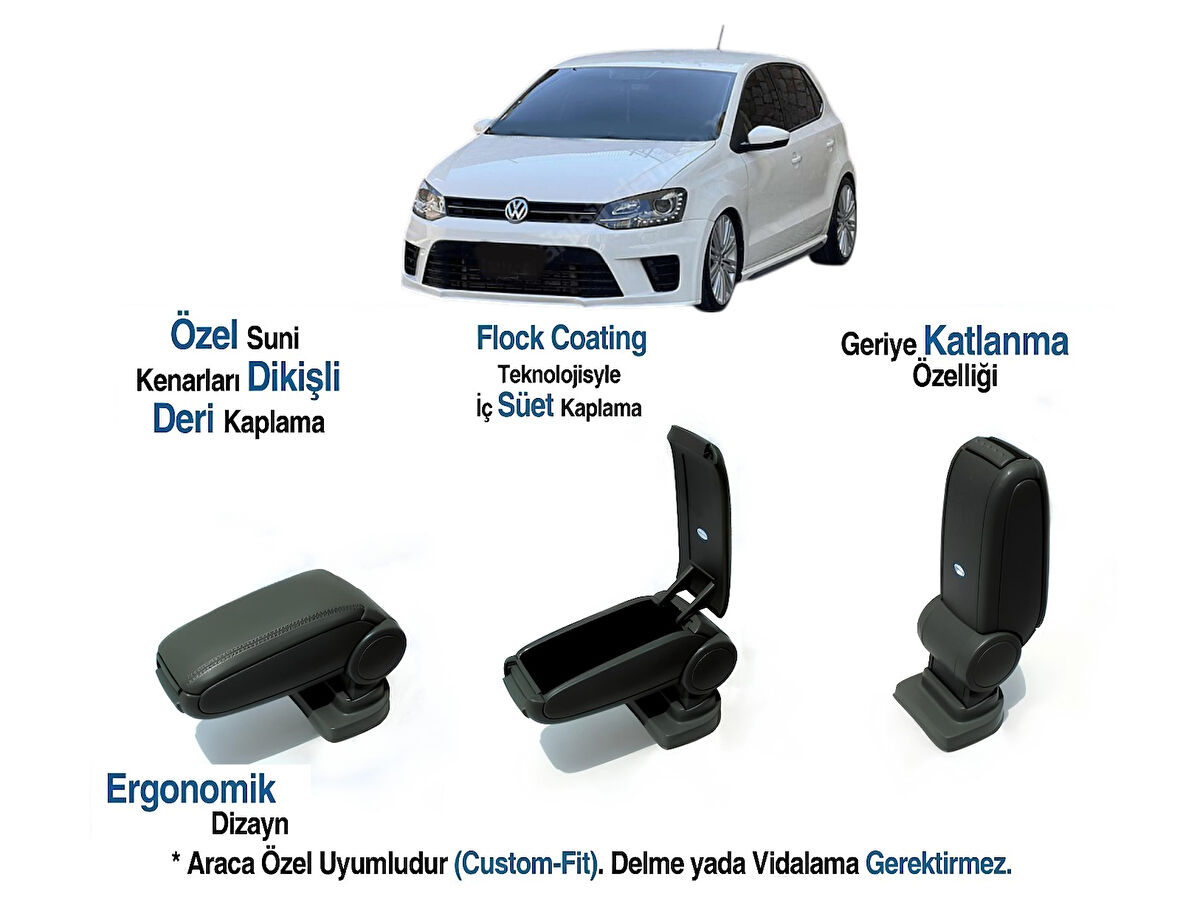 POLO 6R 6C ARACA ÖZEL KOL DAYAMA VİDASIZ KOLÇAK 2009 2010 2011 2012 2013 2014 2015 2016 2017