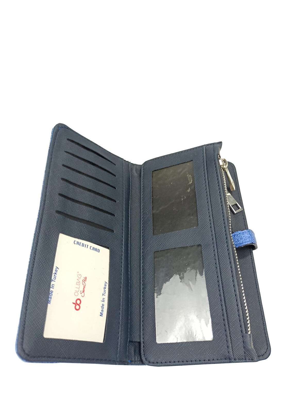 SİA ÇANTA Ollbag Klasik Kadın Cüzdan Fermuarlı Orta TLF Bölmesi Cift Taraflı Kullanım Alanı Çok Kartlık & Resim Bölmesi Mükemmel İşçilik Kaliteli Aksesuarlı Cüzdan