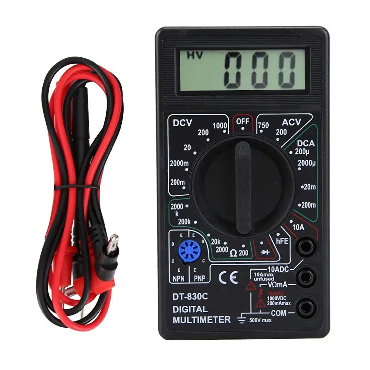 Tenon Dt-830c Multimetre Ölçü Aleti Dijital Buzzer