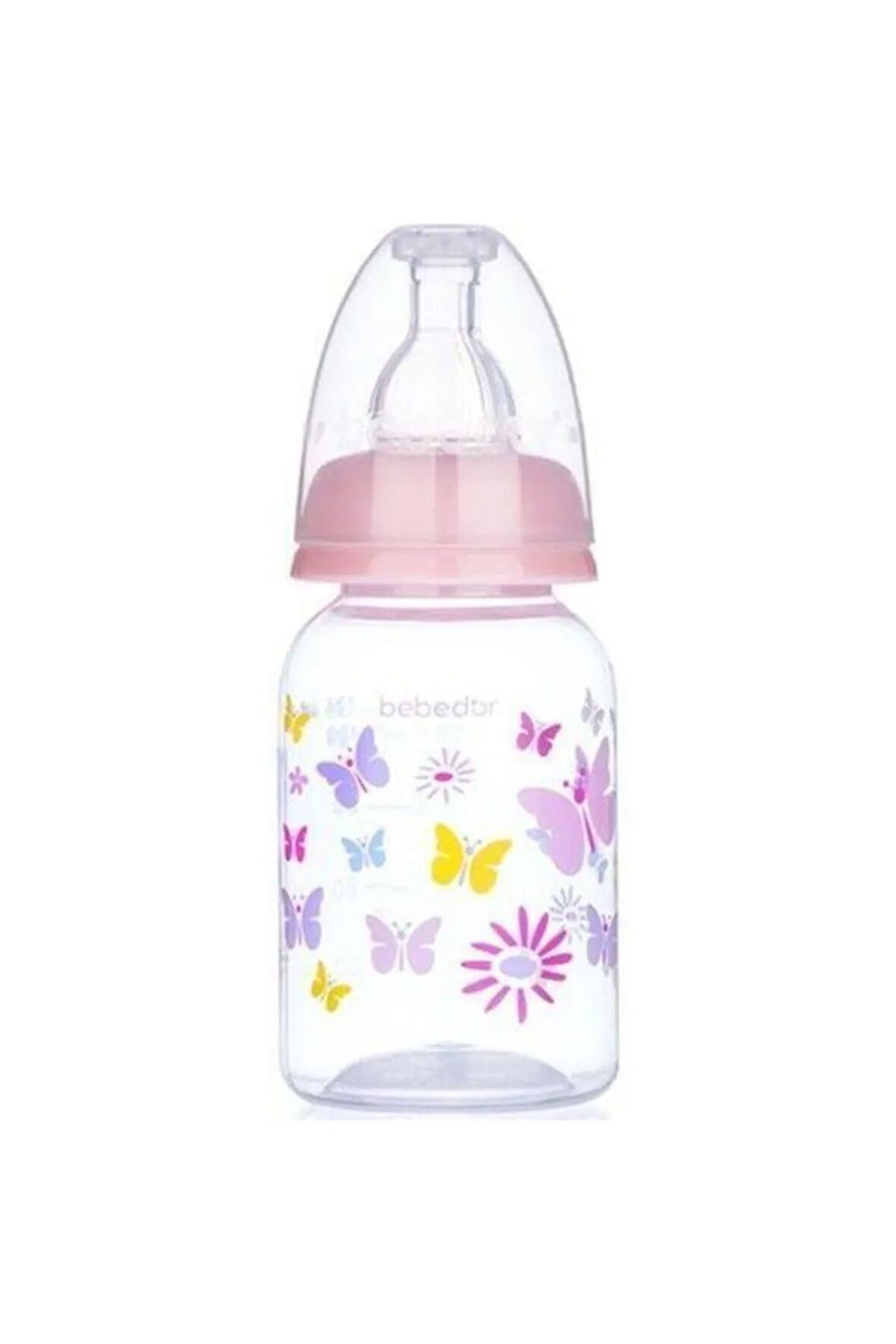 Biberon Orta Akış Desenli Pp 125 ml 23302 (pembe)