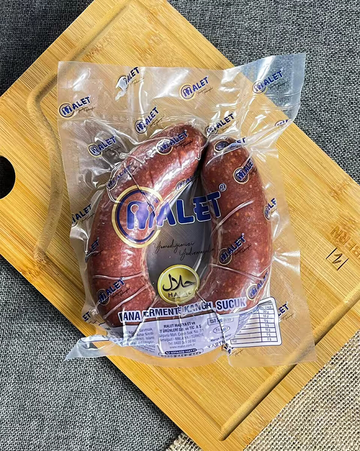 Malet Vakumlu Sucuk 1 Kg