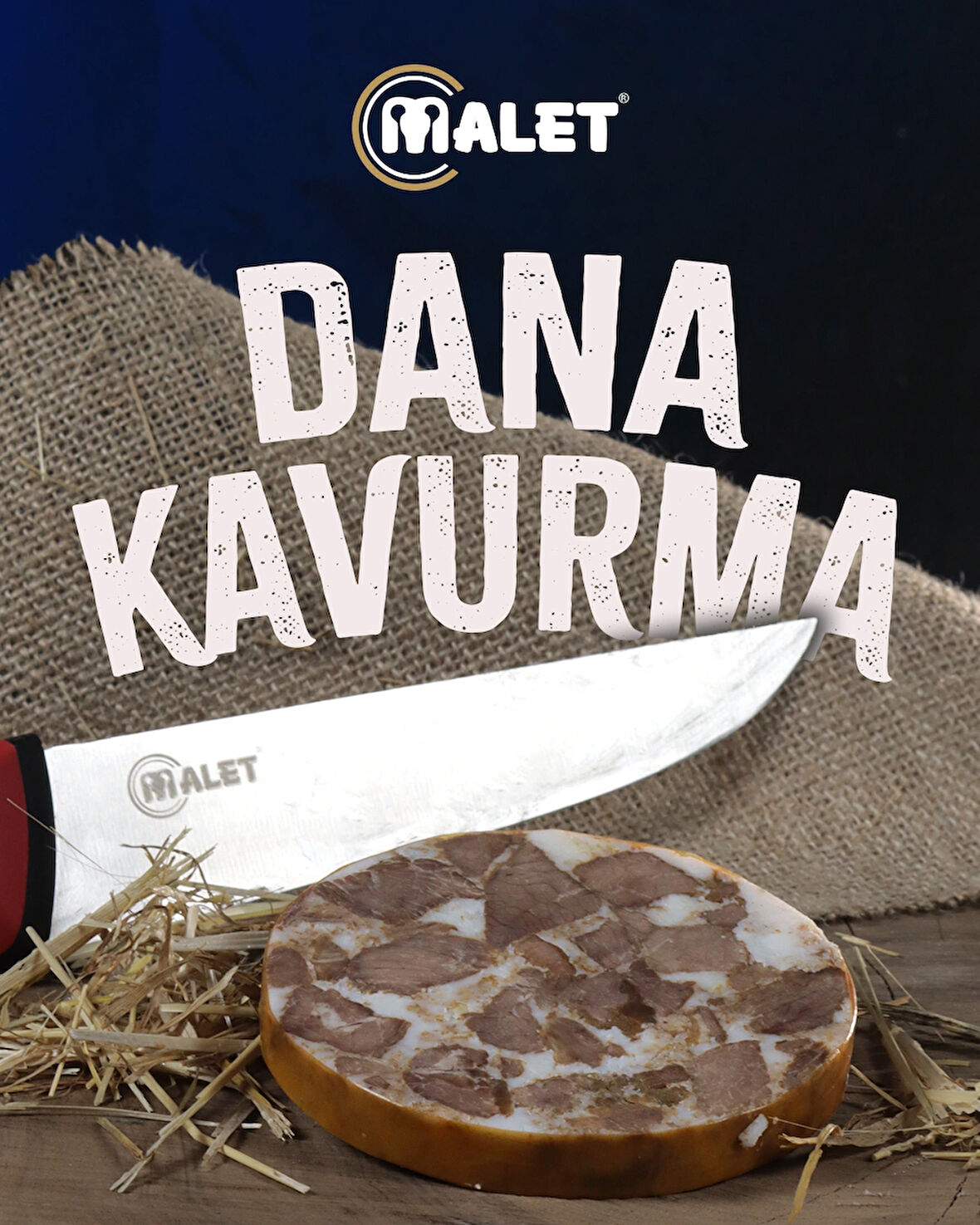 Malet Dilimli Piknik Dana Kavurma 1 Kg
