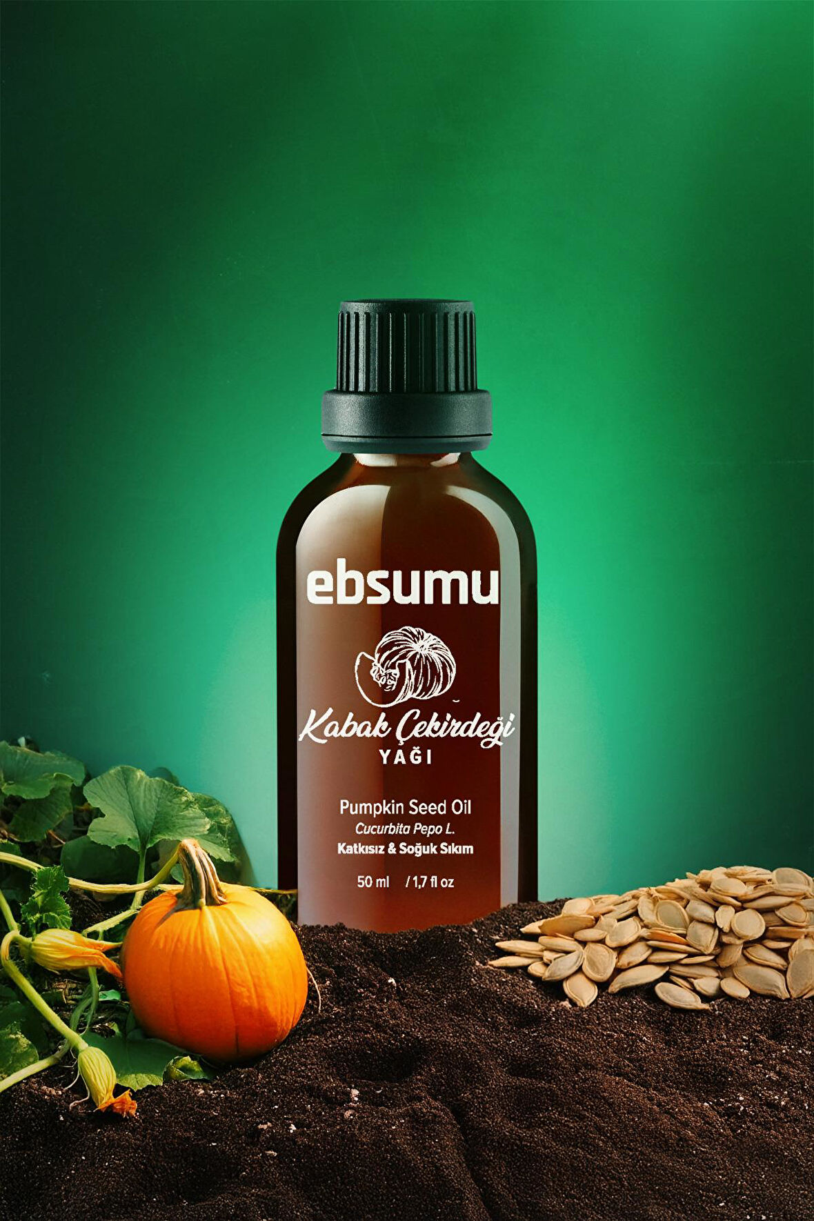 Kabak Çekirdeği Yağı 50ML – Cilt Ve Vücut Bakımı İçin % 100 Doğal Destek