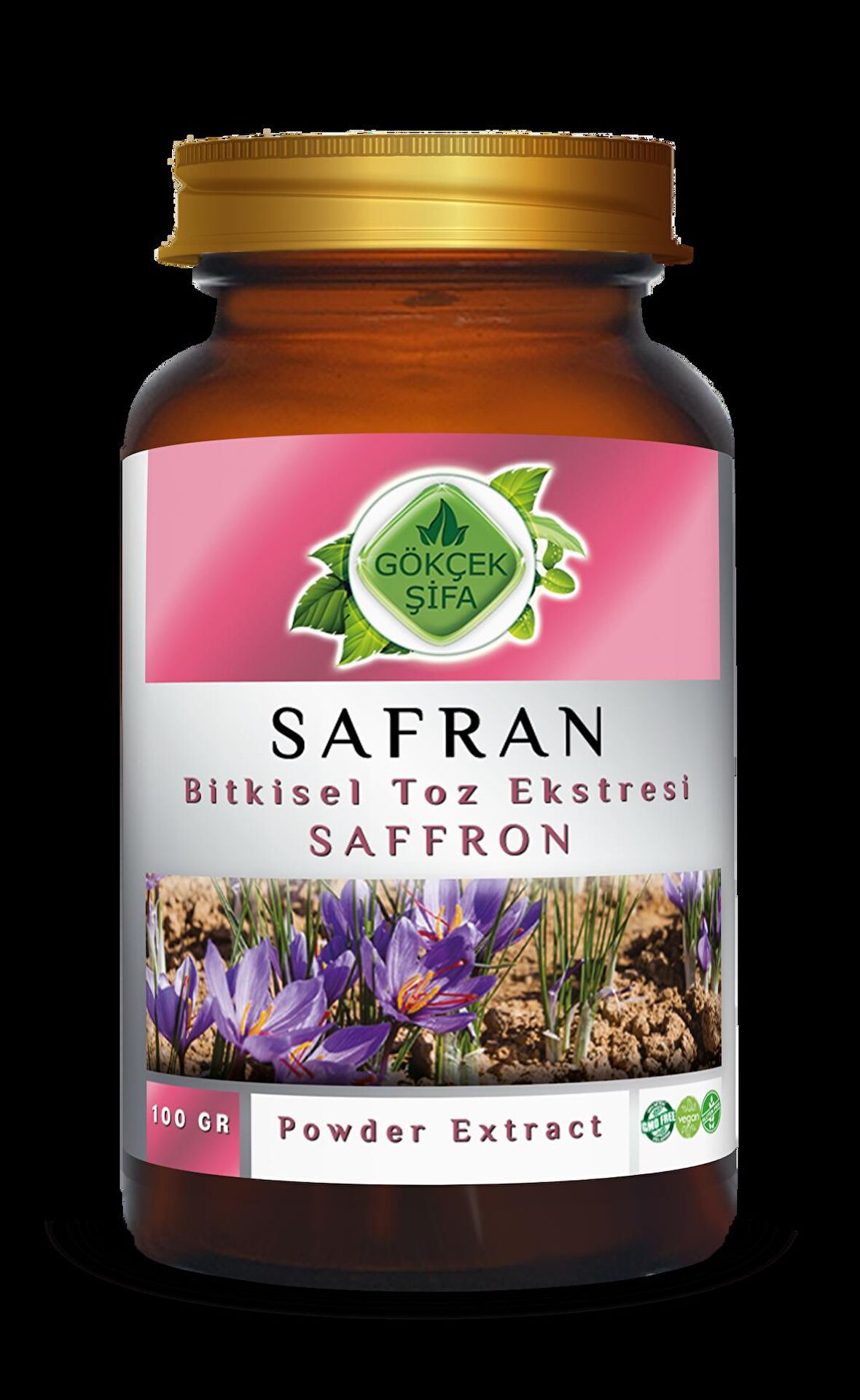 Safran Toz Ekstresi 100 Gr. Cam Kavanoz