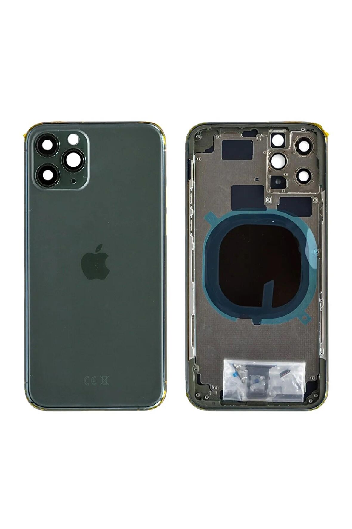Iphone 11 Pro Boş Kasa + Kapak Yeşil
