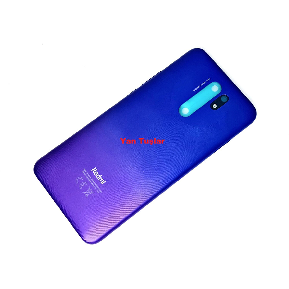 Redmi 9 Kasa Arka Pil Batarya Kapağı Mavi