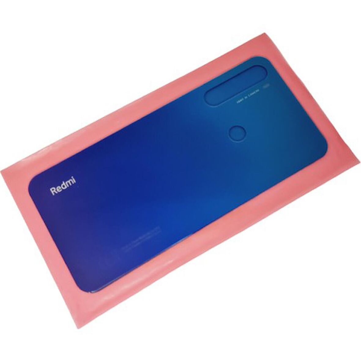 Redmi Note 8 Arka Pil Batarya Kapağı (Cam) Mavi