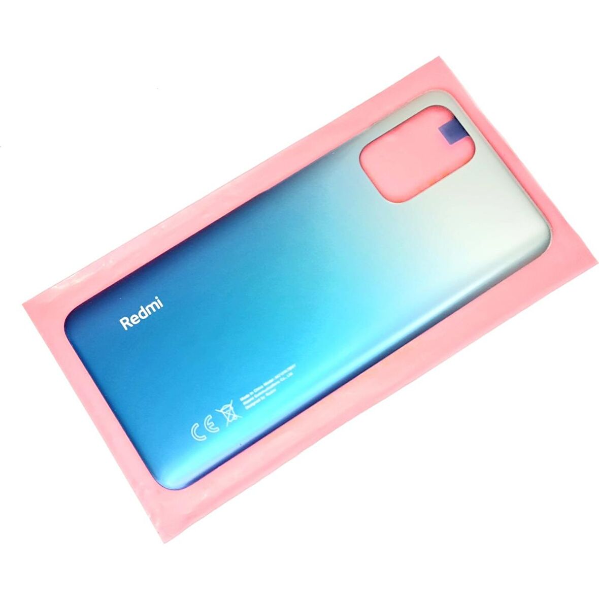 Xiaomi Redmi Note 10S Arka Pil Batarya Kapağı Mavi