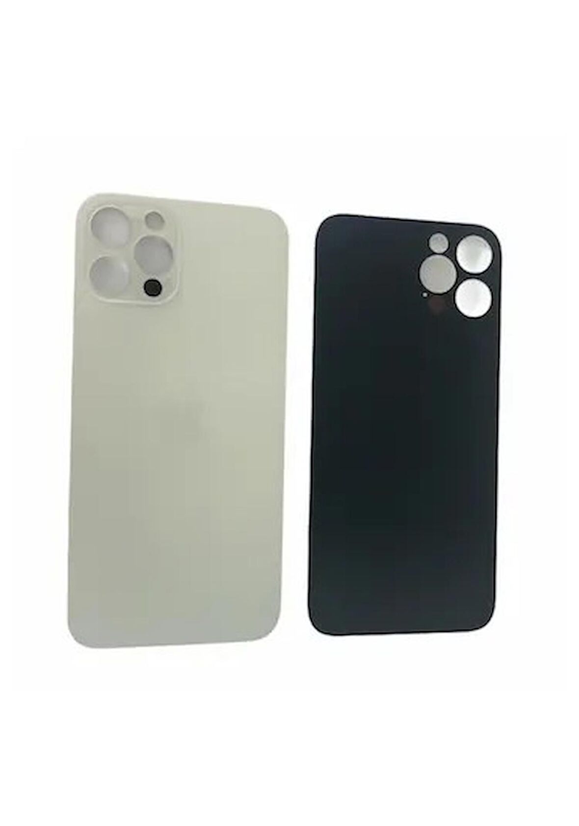iPhone 12 Pro Arka Pil Kapağı (Cam) Beyaz