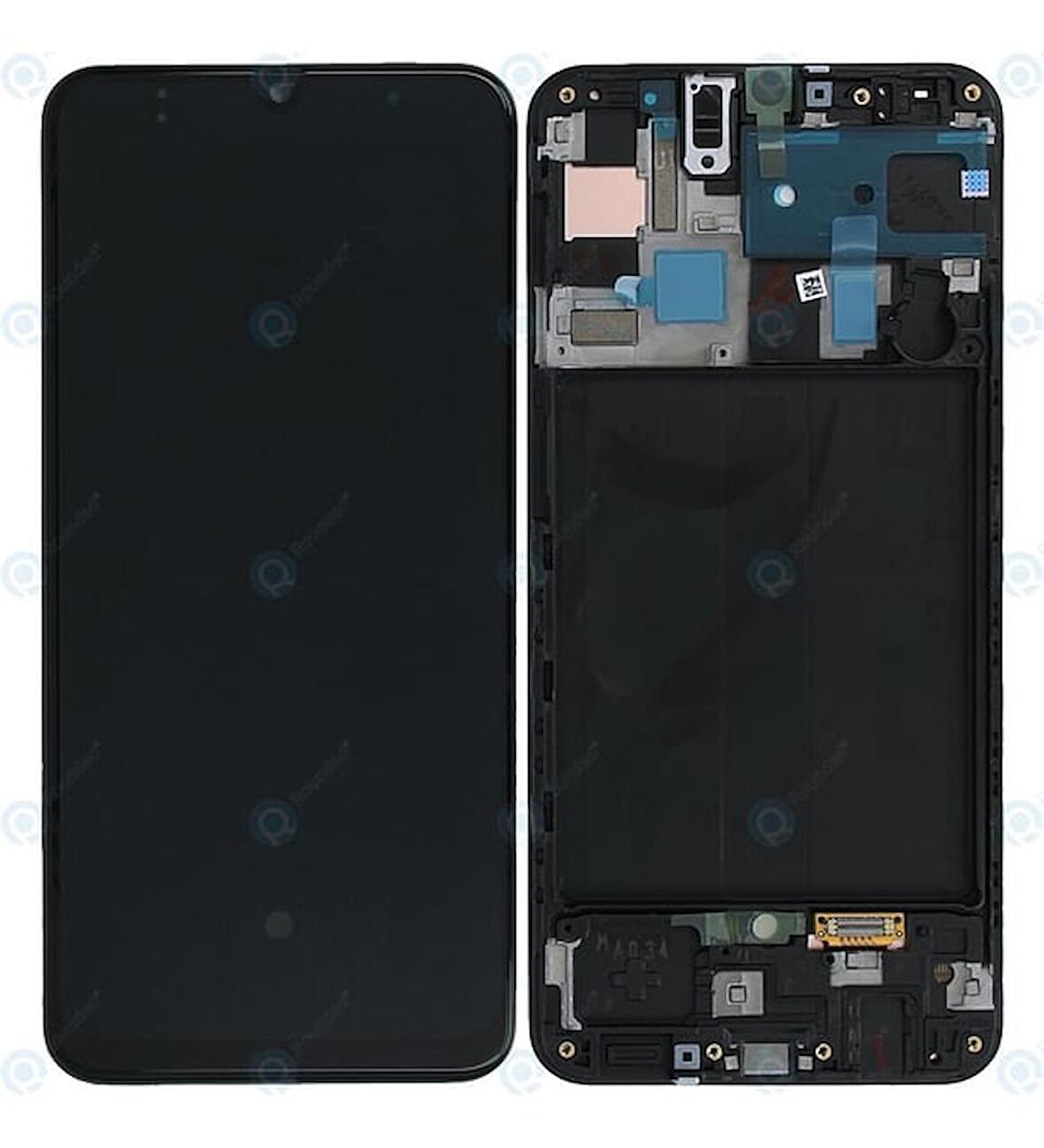 Samsung Galaxy A50 Lcd Ekran Dokunmatik Çıtalı (Siyah)