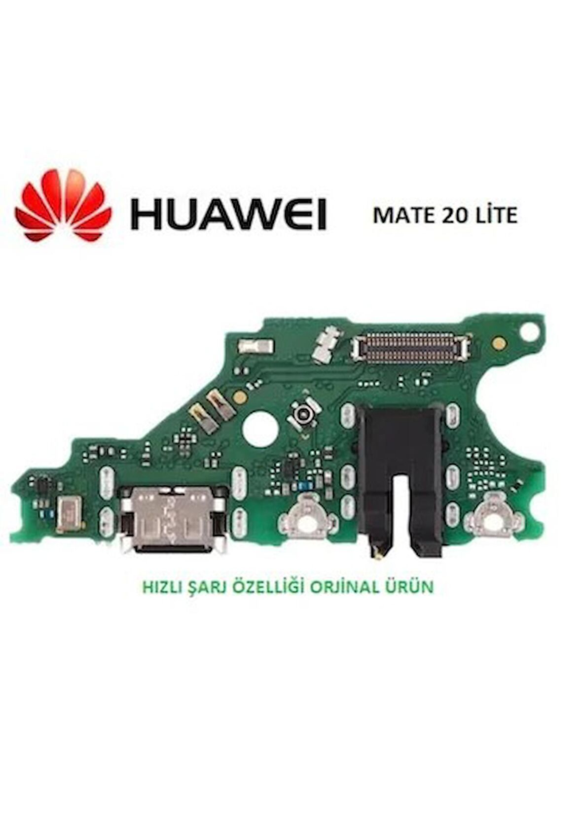 Huawei Mate 20 Lite Şarj Kulaklık Soket Mikrofon Bordu 