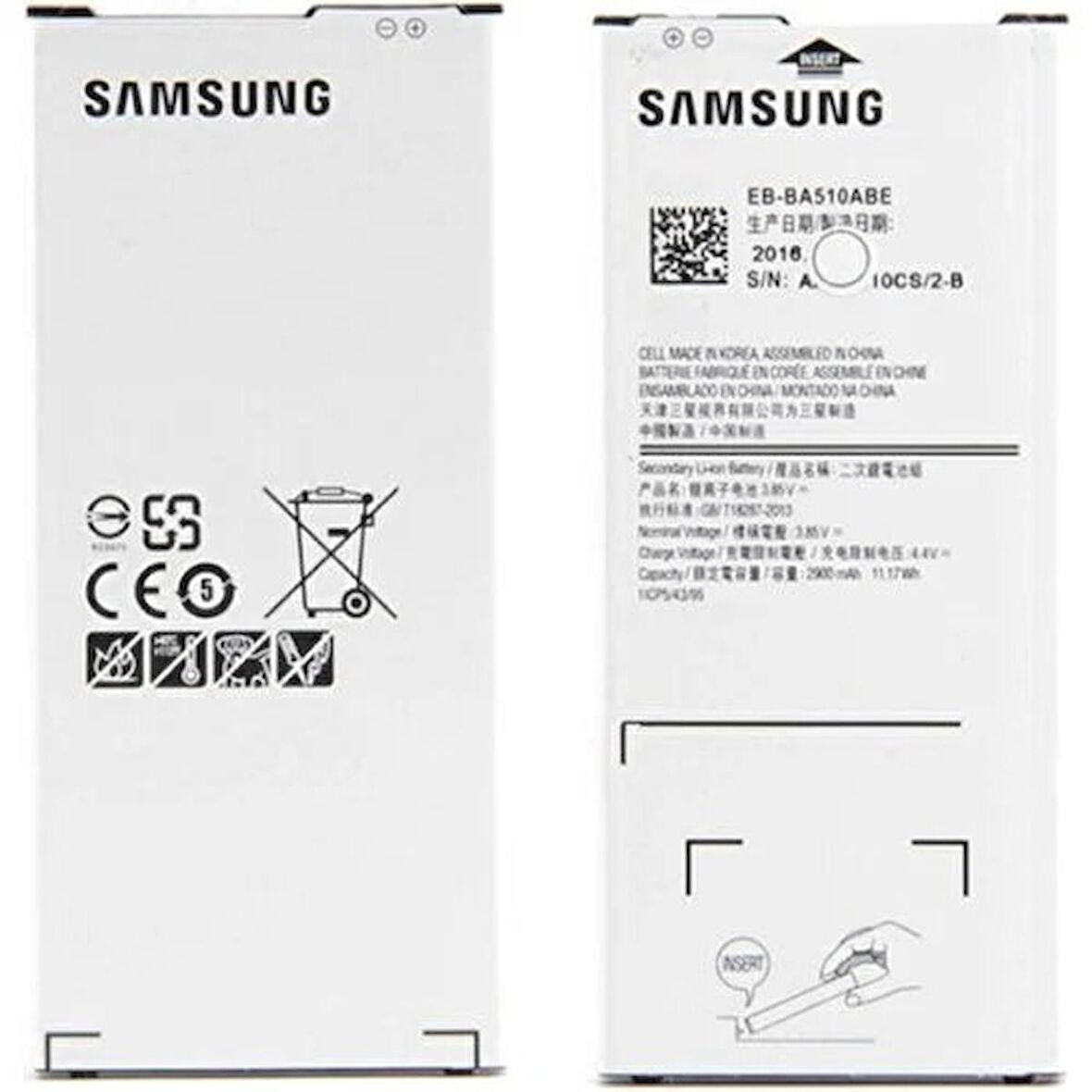 Samsung Galaxy A5 2016 Batarya Pil 