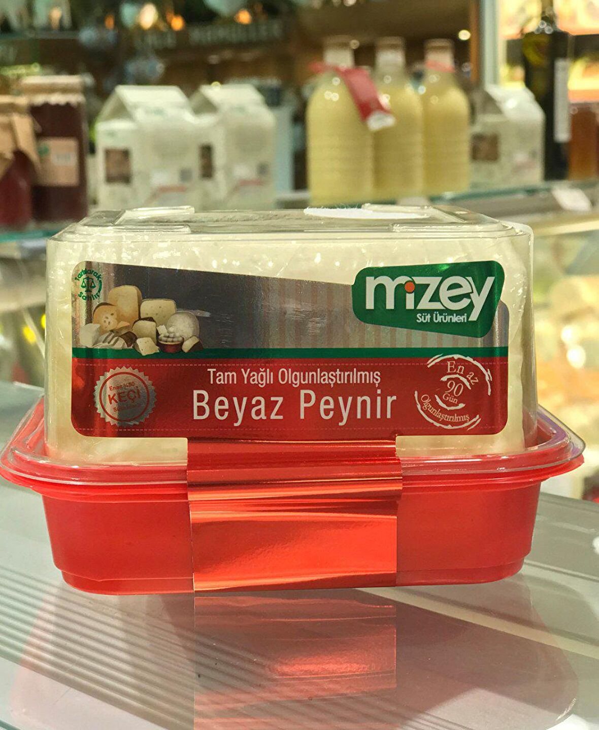 MİZEY TAM YAĞLI KEÇİ BEYAZ PEYNİR (650 - 700 GR)